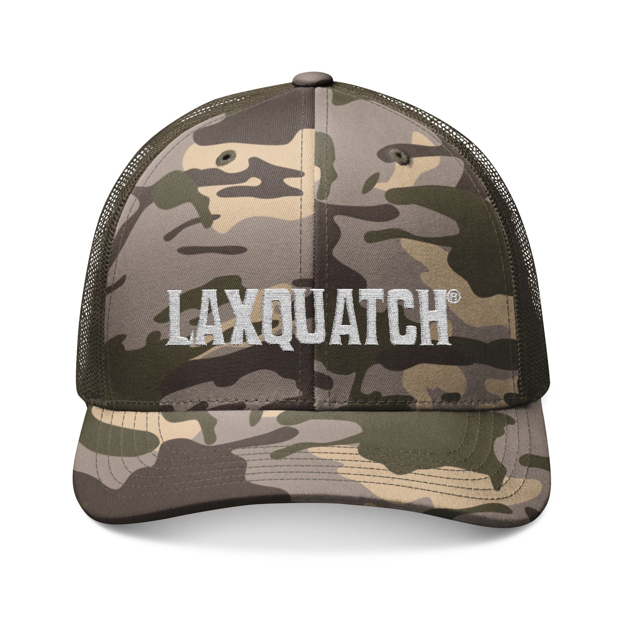 Laxquatch® Camouflage Trucker Snapback
